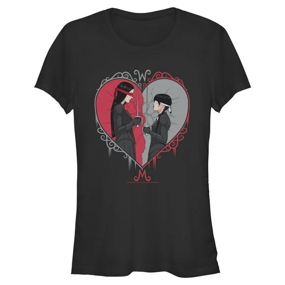 Juniors Wednesday Face to Face T Shirt