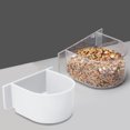 thumbnail image 7 of TAROFISH 2Pcs Bird Feeder Bowl, Safe Bird Cage Feeder, Bird Cage Small Bowl, Sturdy Con Bird Food Tray for Small Birds., 7 of 7