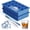 Dark Blue, variant on Silicone Ice Cube Trays for Freezer Set of 2, Square Ice Cubes Mold, Easy Release Silicone Old Fashioned Ice Cube Tray, Mini Fridge Rubber Ice Cube Tray for Whiskey Cocktail Coffee Soup