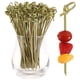 thumbnail image 5 of Palillos naturales con nudos, 200 unidades, mini palillos para aperitivos, accesorios decorativos para cócteles y fiestas, textura de madera original, 5 of 8