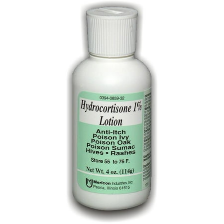 Hydrocortisone 1 Percent Maximum Strength Anti Itch, Poison Ivy Lotion By Mericon - 4 (Best Cream For Poison Ivy Rash)