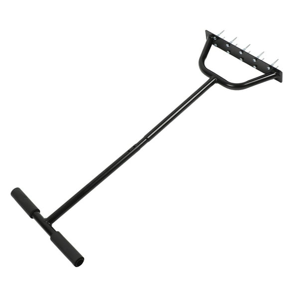 Lawn Aerator, T Handle Energy Saving Lawn Aerator Coring Tool  For Garden