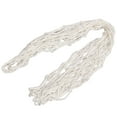 thumbnail image 1 of Sac Filet de Rangement pour Basketball, Filet de Transport Léger en Polyester Blanc pour Gym, 1 of 8
