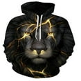 thumbnail image 1 of Chandails à Capuchon pour Hommes, Imprimé Animal cool, Rue (g, TTP), 1 of 8