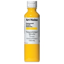 Tri-Art Art Noise Permanent Acrylic Gouache - Transparent Yellow, 120 ml, Bottle