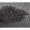 thumbnail image 4 of oneOone Viscose Chiffon Fabric Greek Key Geometric Printed Fabric 1 Yard 42 Inches Wide, 4 of 4