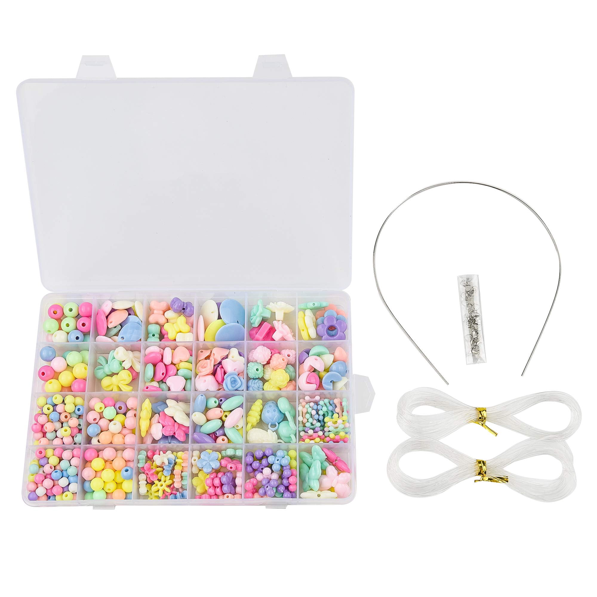 18000+ Loom Bands Kit: DIY Rubber Bands Kits , 500 Clips, 40 Charms,Loom Bracelet Making Kits for Kids, DIY Rubber Band Bracelet Kit