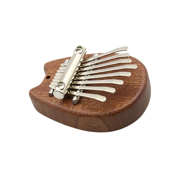 Lerpwige 8 Keys Thumb Piano Wood Finger Piano Beginner Keyboard Instrument