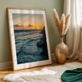 thumbnail image 5 of Swami's at Sunset - Encinitas California Photography Sunset Ocean Coast Beach Waves Nature Scenic Oak Framed Wall Art Print 5 x 7 inches, 5 of 59