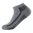 thumbnail image 2 of 12 Pairs Cushion No Show Socks with Arch Support Cotton Unisex Athletic Sport Workout Running Comfort Sweat-absorbing Anti-Slip Comfy Value Pack, 2 of 2