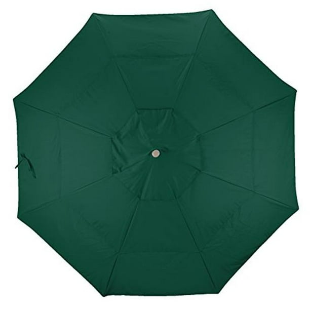 california umbrella replacement canopy cover in hunter green olefin