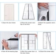 thumbnail image 5 of 2 cortinas de puerta aisladas de 36.0 x 82.0 in, pantalla de puerta de EVA autosellante magnética térmica, para mantener el frío fuera de la puerta, cierre automático para cocina, dormitorio, 5 of 5