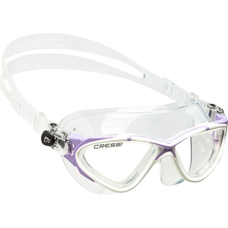 UPC: 0843607037471 | Cressi Planet Crystal Silicone Swim Goggles  Clear/White/Pink (DE202640)
