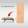 thumbnail image 2 of Tabla Cortar Bandeja Té Bambú Servicio Japonesa para Mesa Camping IGT, 2 of 9