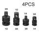 thumbnail image 2 of 1/4 3/8 1/2 Ratchet Wrench Adapter Chrome Vanadium Steel Sleeve Adapter Drive Socket Converter Wrench-sleeve Joint Converter, 2 of 5