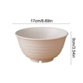 thumbnail image 3 of 4PCS Unbreakable Cereal Bowls, 30 OZ Ramen Bowl, Microwave and Dishwasher Safe BPA-Free Eco-Friendly Deep Soup Bowl for Cereal, Salad, Soup, Rice (NOT CERAMIC, White), 3 of 7