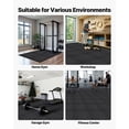 thumbnail image 6 of VEVOR Puzzle Exercise Mat, 24 PCS Fitness Equipment Mats,24 x 24 x 0.56 in, High-Density EVA Foam Mats Set, Interlocking Rubber Soft Tiles, Protective Floor Padding with Gray Dots for Home Gym Office, 6 of 9