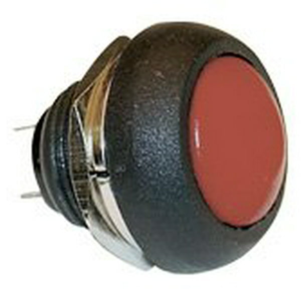 CES SPST Push Button Switch RED MOMENTARYON Normally Open Walmart