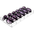 thumbnail image 2 of Acrylic Glasses Organizer Clear 6 Slot Display Tray Case Eyewear Storage Tray, 2 of 6