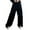 01_Black, variant on HNMKIU Women's High Waisted Drawstring Casual Wide Leg Loose Straight Solid Color Sweatpants Women with Pocket 02_Black,L