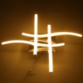 thumbnail image 4 of Amdohai 4 Branches L-ED Cuisine Ceiling Light 24W Blanc Chaud, 4 of 7