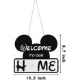 thumbnail image 2 of Letrero decorativo para puerta SUPYFD con forma de ratón con 18 iconos intercambiables, 2 of 6