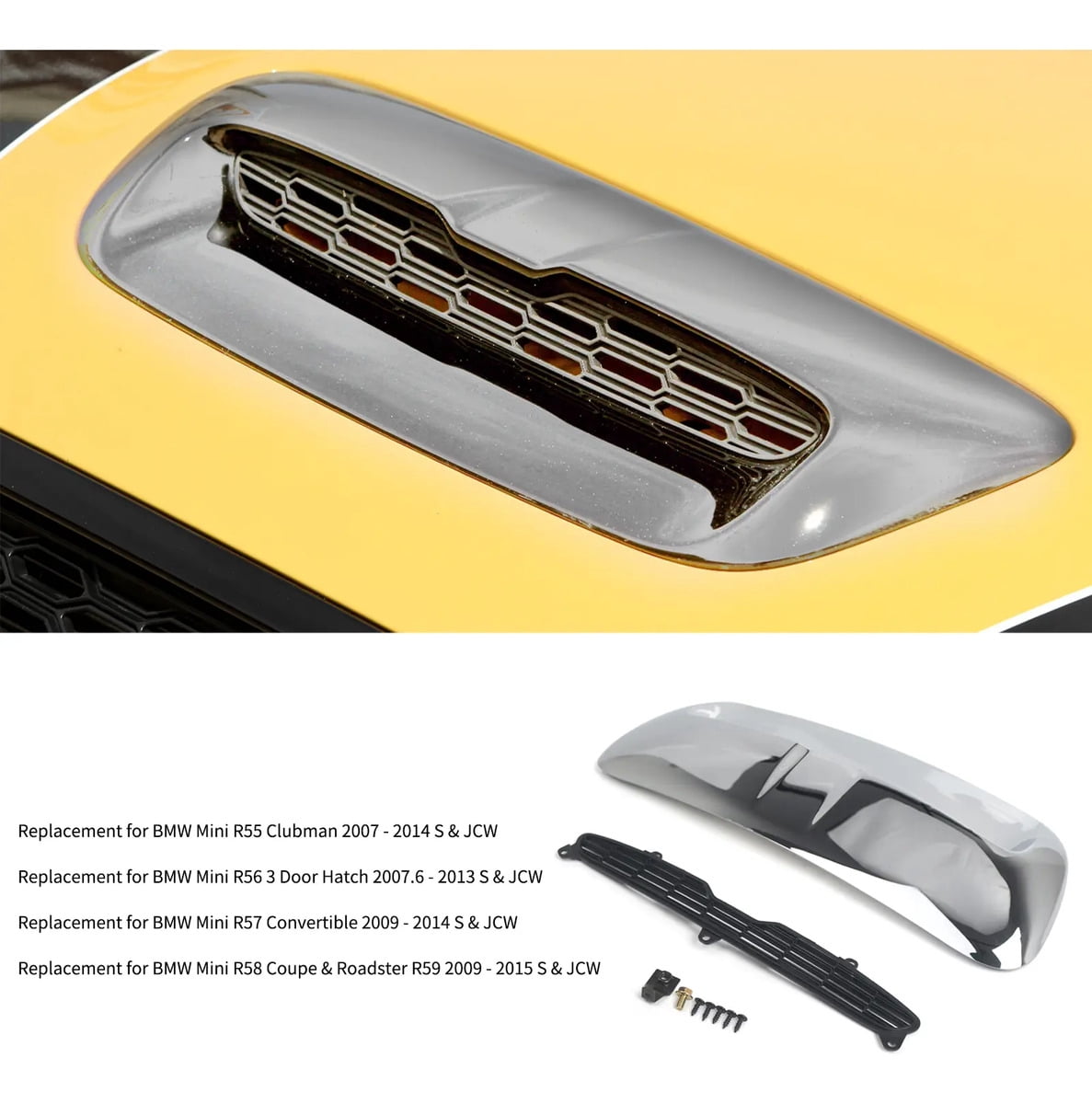 Applicable to Bonnet Hood Air Intake Replacement for Mini S Sd Jc