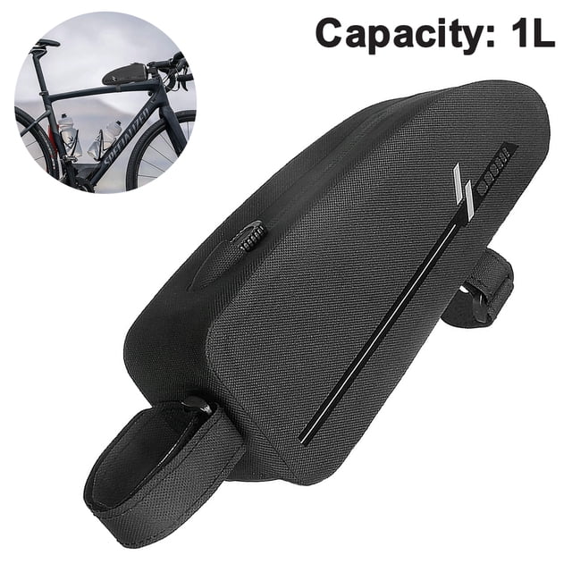 1 Uds. Bolsa de tubo superior para bicicleta, completamente impermeable, marco delantero de bicicleta, bolsa de energía, paquete de accesorios de ciclismo, bolsa de tanque de combustible, bolsa de teléfono para bicicleta, bolsa para montar en montaña, carretera, carreras, turismo Zhivalor 222102-1