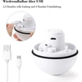 thumbnail image 4 of Cat Toy,toy Ball With Led Light,360 Degree Automatic Rotation And Usb Charging Interactive(pearl White), 4 of 4