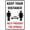Warning Sign 1, variant on Keep Your Distance Sign - 8"x12" Vintage Metal Warning Sign, Social Distancing Decor for Home Farm Bar Coffee Shop Club Indoor Outdoor
