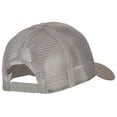 thumbnail image 4 of USN Veteran Embroidered Solid Cotton Mesh Pro Cap - Grey OSFM, 4 of 5