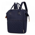 thumbnail image 1 of Diaper bag backpack with stroller strap, multifunctional mummy bag, storage bag for mother and baby items (navy blue), 1 of 2