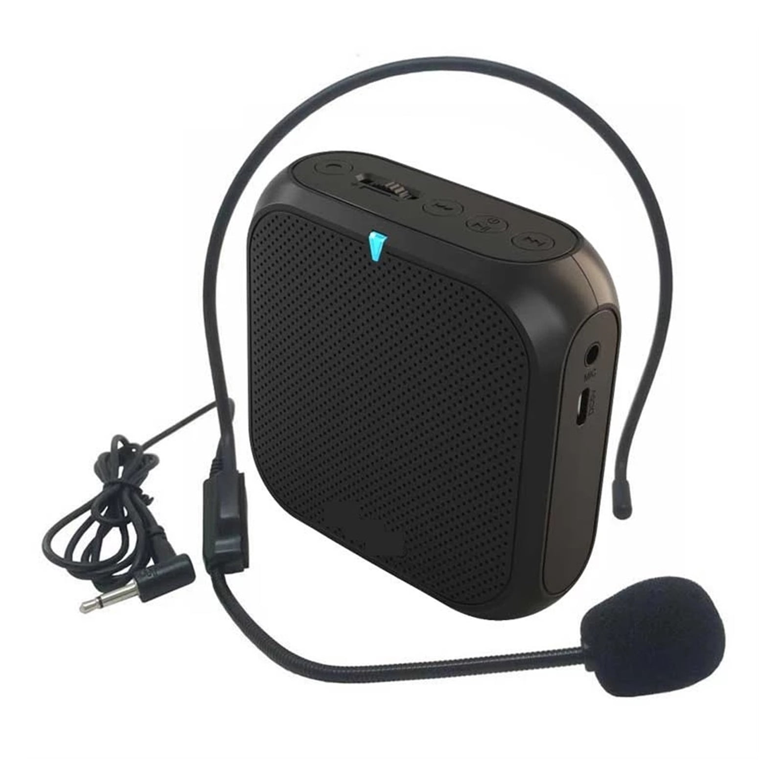 Voice Sound Audio Amplifier Bullhorn Megaphone Loudspeaker For Portable Loud Speaker With Wired Microphone Teacher ,Easy to Operate