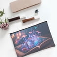 thumbnail image 6 of Hirioo Book Glowing Mushrooms for Paper Reusable Cosmetic Bag Zipper Encouragement Travel Pouch Toiletry Bag for Women Girls, 6 of 7