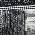 thumbnail image 6 of SAFAVIEH Striped Kilim Percival Striped Cotton Area Rug, Black/Ivory, 9' x 12', 6 of 7