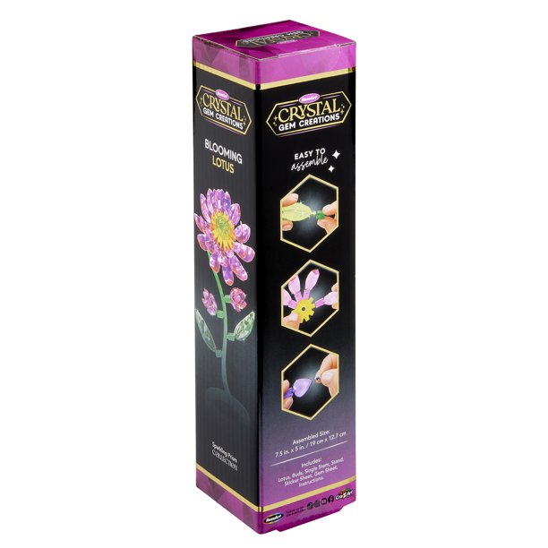 Crystal Gem Creations Blooming Lotus Kit, 75+ Pieces - Walmart