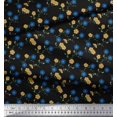 thumbnail image 3 of Soimoi Tissu Poly Georgette Feuilles & Floral Imprimé 1 Yard 42 Pouces de Large, 3 of 3