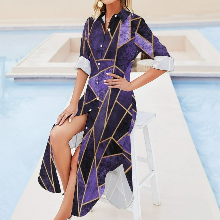 luxury shirt dresses Grey Gloria Shirt Dress XS