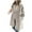 White, variant on Brglopf Women's Trench Coat Double-Breasted Classic Notch Lapel Overcoat Drawstring Slim Fit Outerwear Coat with Pockets(Green,L)