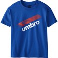 thumbnail image 1 of Umbro Boys Stripe Graphic T-Shirt, Azul, S (8), 1 of 1