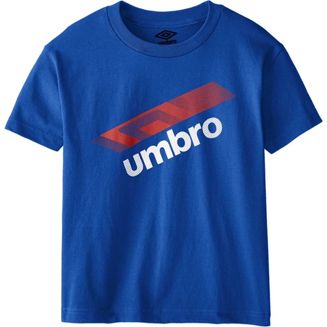 Umbro Boys Stripe Graphic T-Shirt, Azul, S (8)