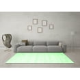 thumbnail image 3 of Ahgly Company Indoor Rectangle Solid Emerald Green Modern Area Rugs, 5' x 8', 3 of 4