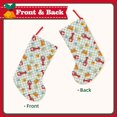 thumbnail image 2 of Lsque Lobster Sea Shell Pattern 18 Inch Christmas Stockings, Festive Holiday Stocking for Christmas Decorations Holiday Decor, 2 of 8