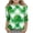 Green(9), variant on Pileajo St Patrick's Day Shirts for Kids Summer 3/4 Sleeve Round Neck Tees Boys Girls Shamrock Graphic Printed Tops