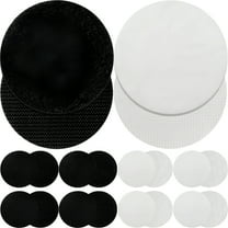 LAMIRO Rug Pad 50 Pairs Rug Pad Round Non Slip Rug Carpet Tape Hardwood Floor Carpet Gripper