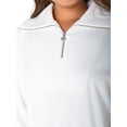 thumbnail image 5 of Celebrity Pink Women's Quarter Zip Pullover Sweatshirt, Sizes XS-XXXL, 5 of 9