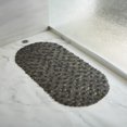 thumbnail image 4 of Bath Bliss PVC Extra Long Massaging Texture Design Bath Mat in Smoke, 4 of 4
