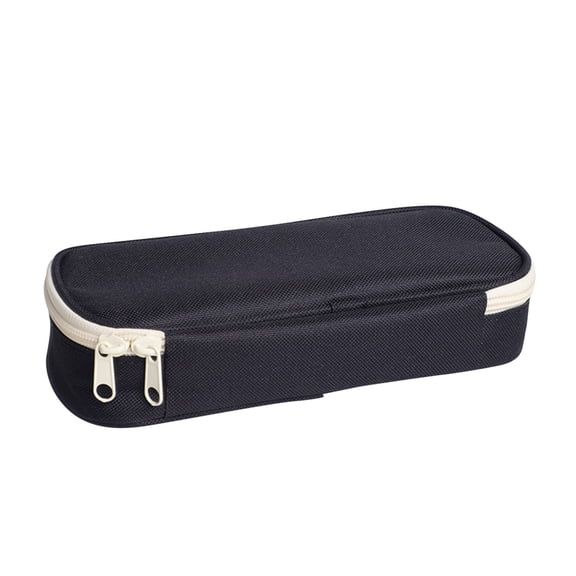 2 Pcs Canvas Pencil Pouch Set, for Campus Office Daily Use, Large Capacity Multi-Use Stationery Storage Bag Bundle