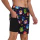 thumbnail image 2 of Fotbe Owls And Hearts Traje de Baño para Hombre – Shorts de Natación de Secado Rápido con Forro y Bolsillos-Medium, 2 of 6