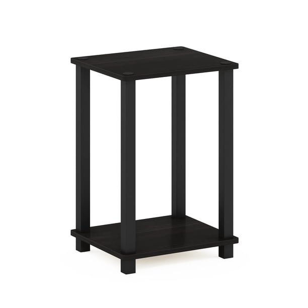 Mesita de noche Furinno Simplistic con tubos de acero inoxidable